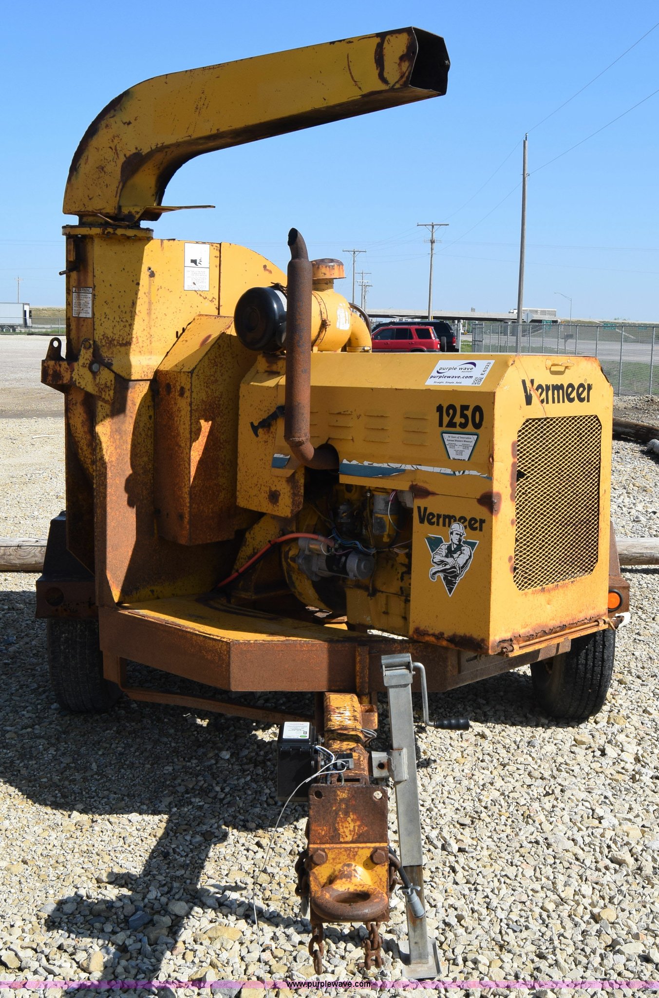 1991 Vermeer 1250 chipper in Hutchinson, KS | Item E6333 sold