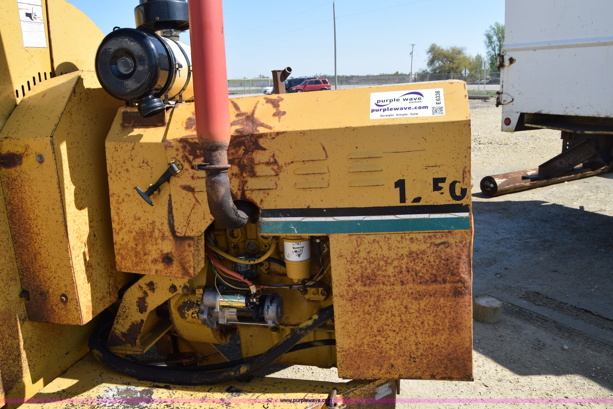 1993 Vermeer 1250 chipper in Hutchinson, KS | Item E6338 sold