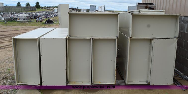 image for item AQ9189 (16) metal cabinets