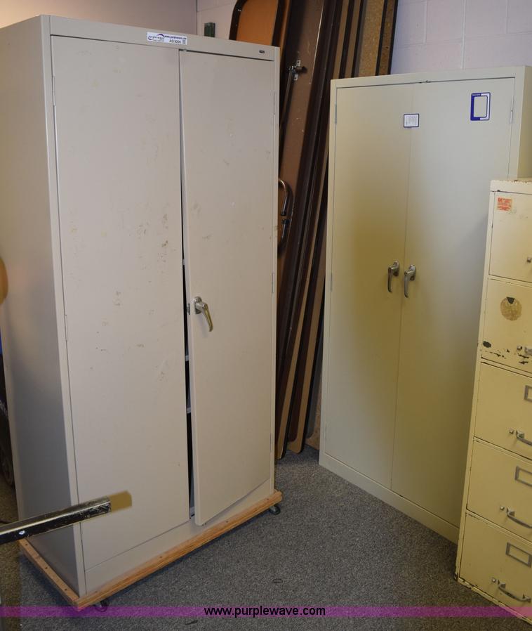 image for item AQ9209 (2) metal cabinets