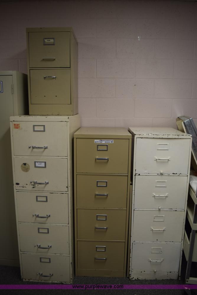 image for item AQ9210 (4) filing cabinets