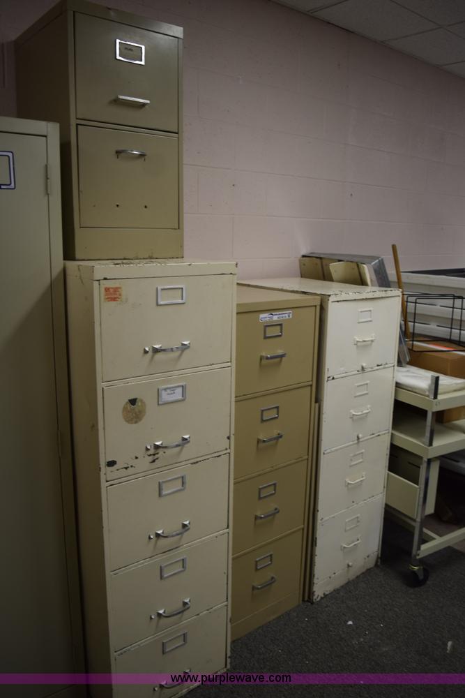 image for item AQ9210 (4) filing cabinets