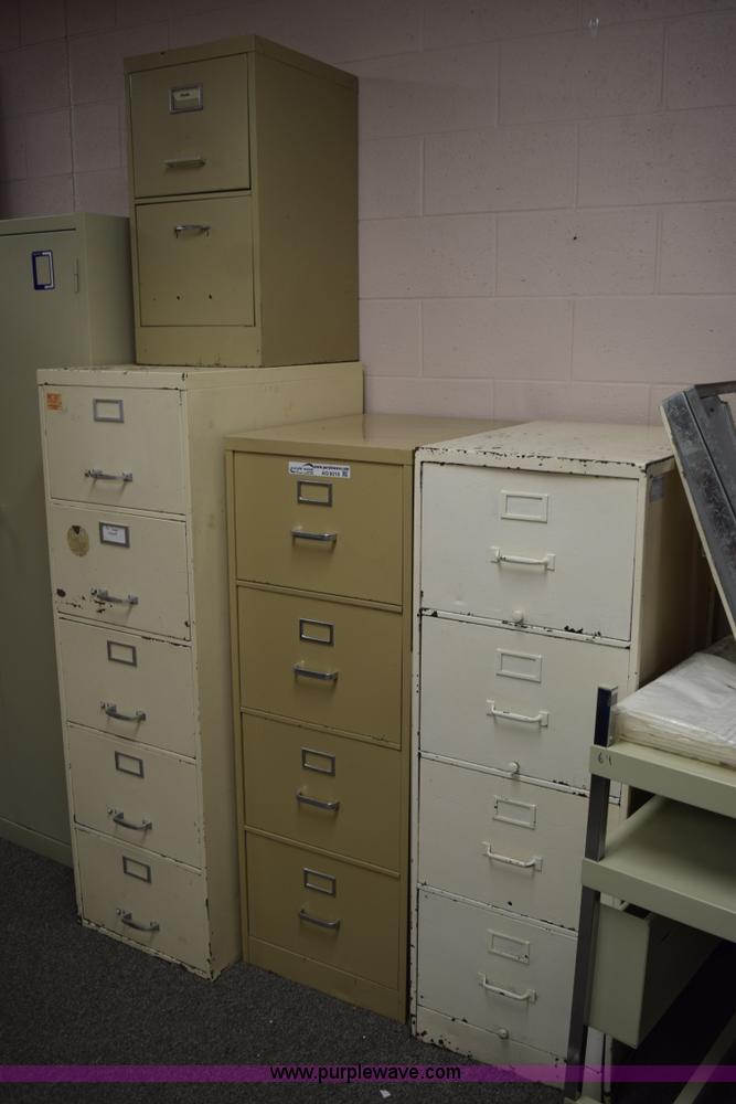 image for item AQ9210 (4) filing cabinets