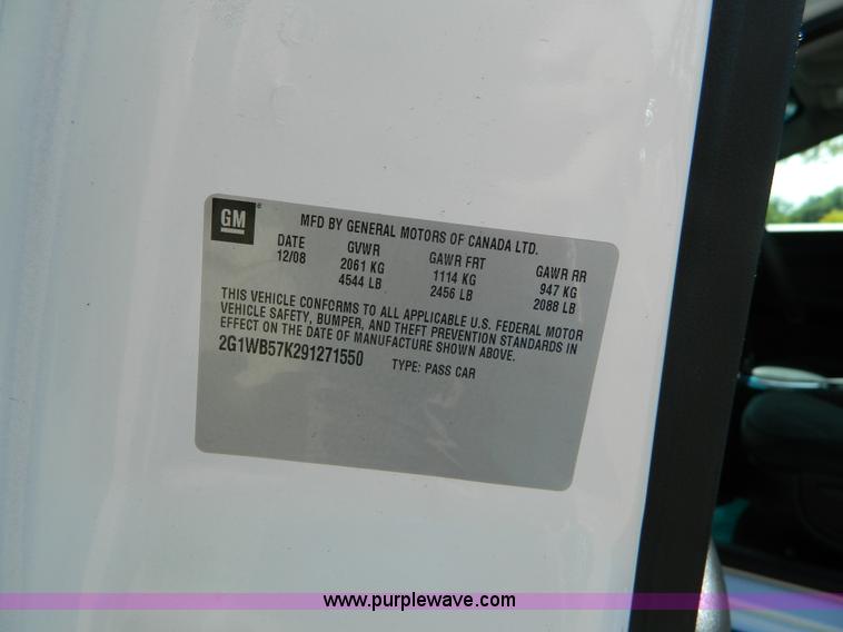 image for item AX9868 2009 Chevrolet Impala LS