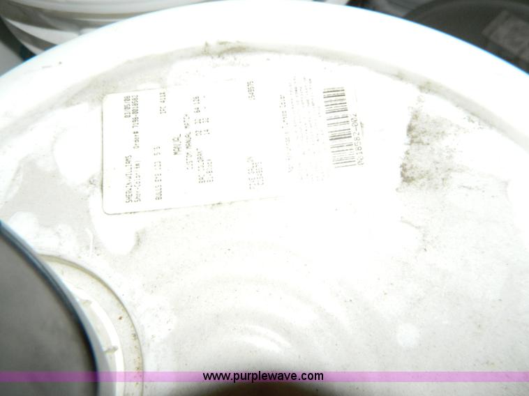image for item AX9870 (14) five gallon cans of Sherwin Williams latex paint