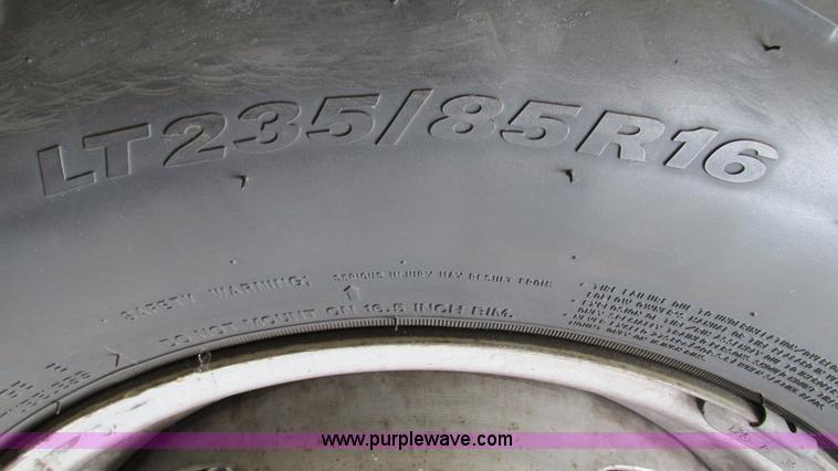 image for item AY9870 (8) Nexen LT235/85R16 tires