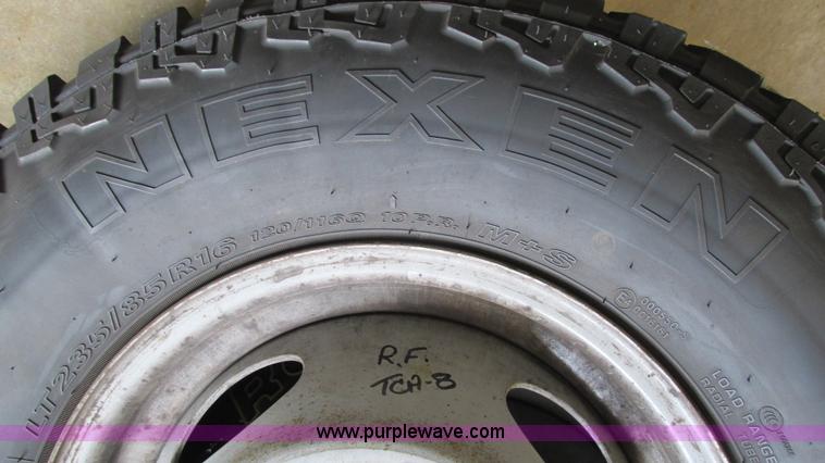 image for item AY9870 (8) Nexen LT235/85R16 tires
