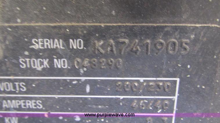 image for item AY9872 Millermatic 200 wire feed welder