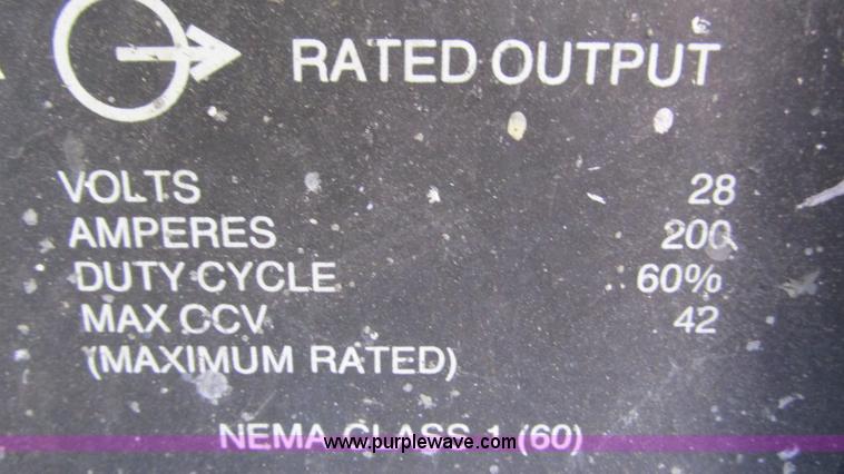 image for item AY9872 Millermatic 200 wire feed welder