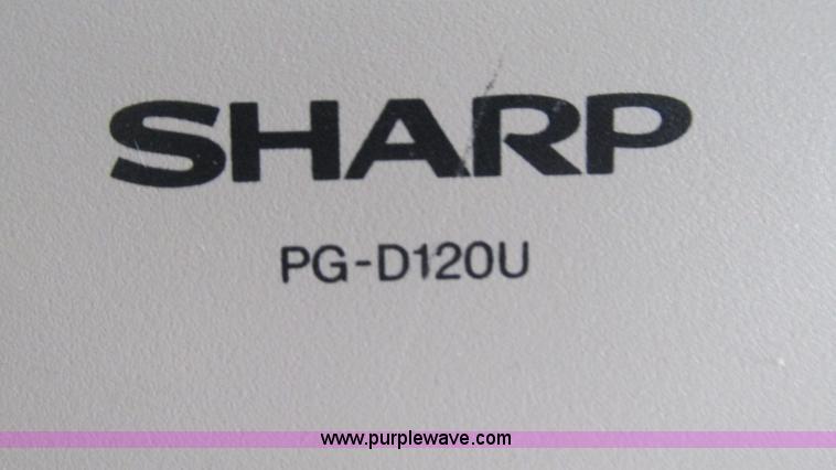 image for item AY9875 Sharp PG-D120U projector