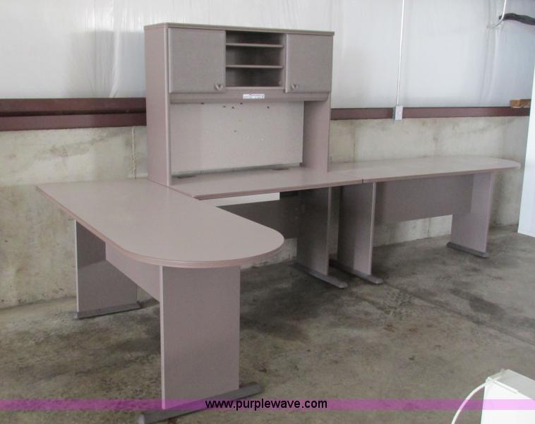 image for item AY9878 Four piece office desk station