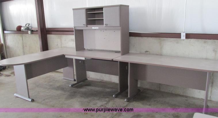 image for item AY9878 Four piece office desk station