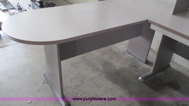 image for item AY9878 Four piece office desk station
