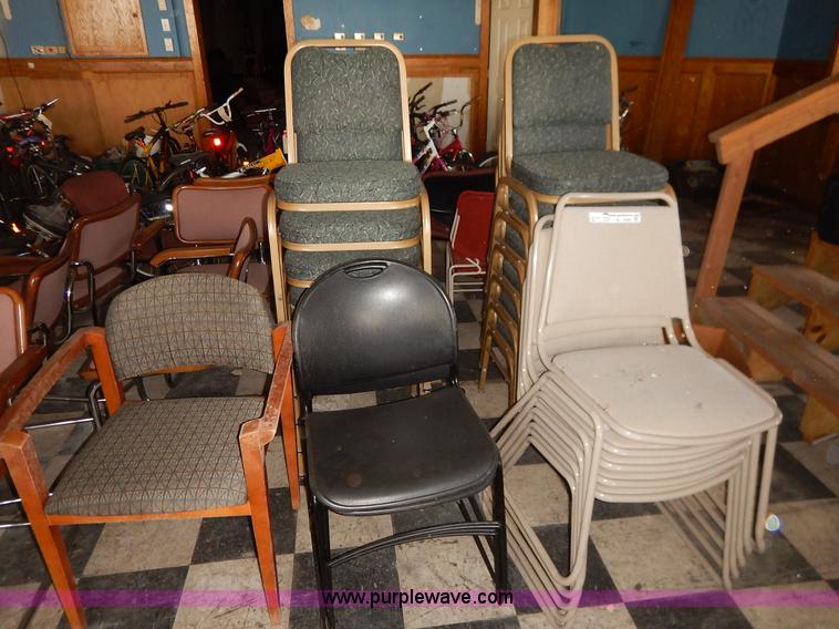 image for item BJ9586 Approximately 50 assorted office chairs