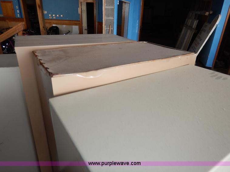 image for item BJ9588 (5) metal filing cabinets