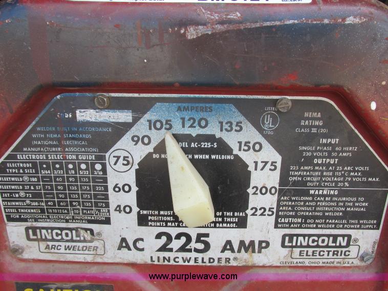 image for item BM9124 Lincoln arc welder