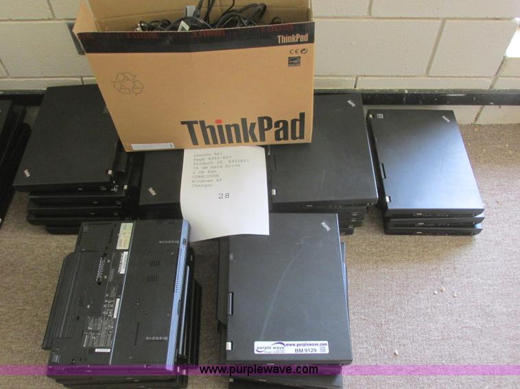 image for item BM9129 (28) Lenovo R61 laptop computers