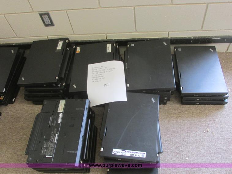 image for item BM9129 (28) Lenovo R61 laptop computers