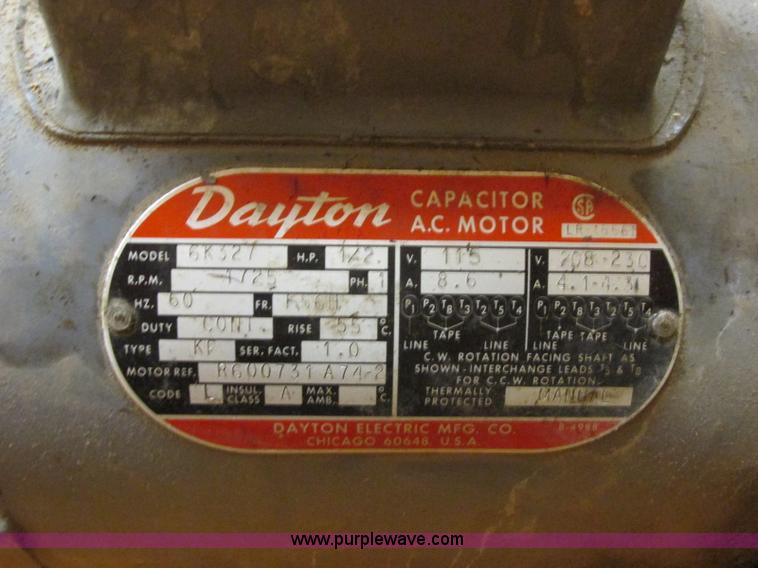 image for item BM9140 (2) Dayton electric motors