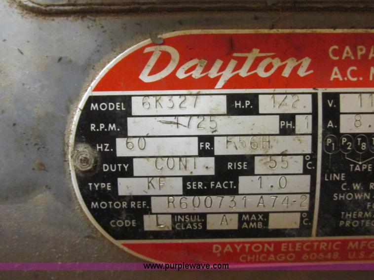 image for item BM9140 (2) Dayton electric motors