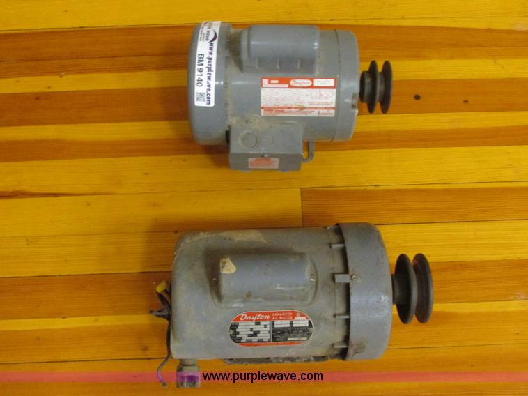 image for item BM9140 (2) Dayton electric motors