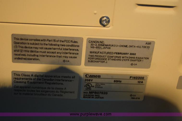 image for item BM9180 Canon Image Runner 8500 copy machine