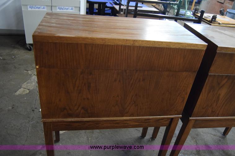 image for item BP9129 (2) note card filing cabinets