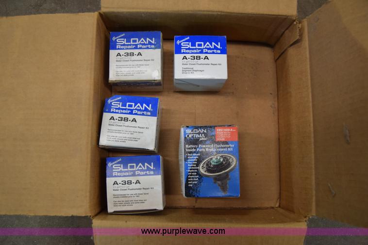 image for item BP9148 Assorted Sloan Flushometer hardware