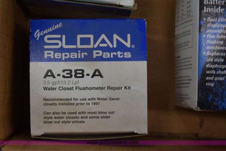 image for item BP9148 Assorted Sloan Flushometer hardware