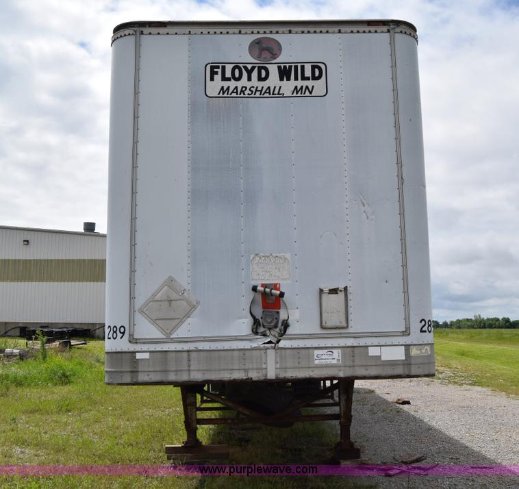 image for item E6477 1986 Great Dane 7311TJW48 dry van trailer