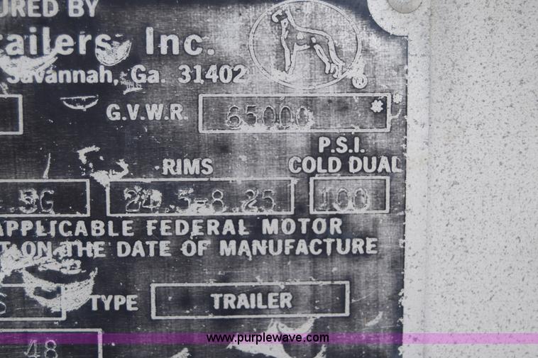 image for item E6477 1986 Great Dane 7311TJW48 dry van trailer