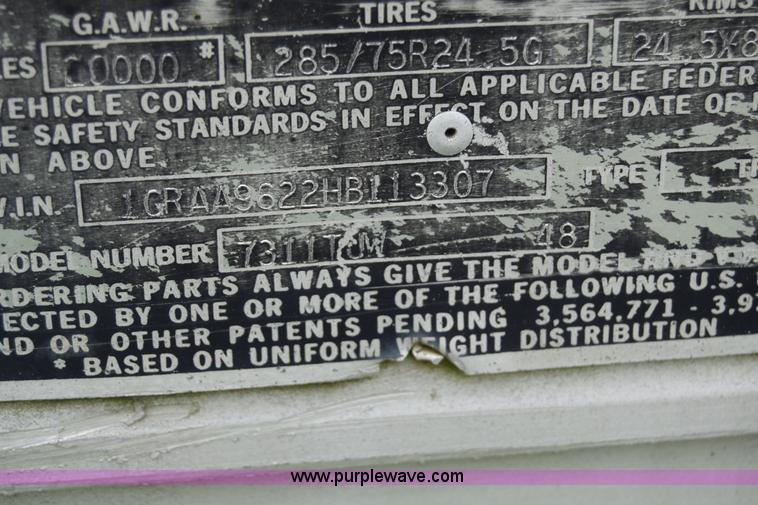 image for item E6478 1987 Great Dane 7311TJW48 dry van trailer