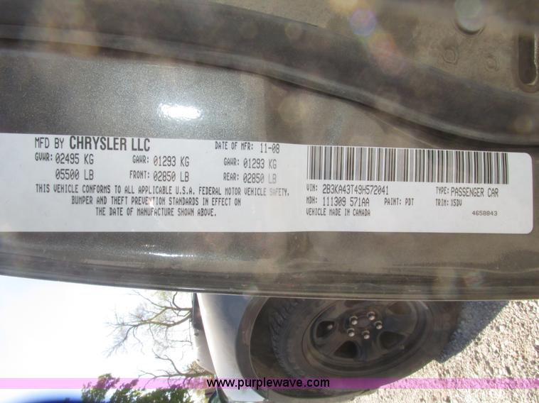 image for item H4654 2009 Dodge  Charger SE