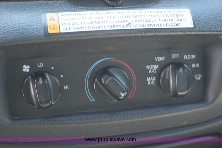 image for item H5149 2007 Ford Crown Victoria Police Interceptor