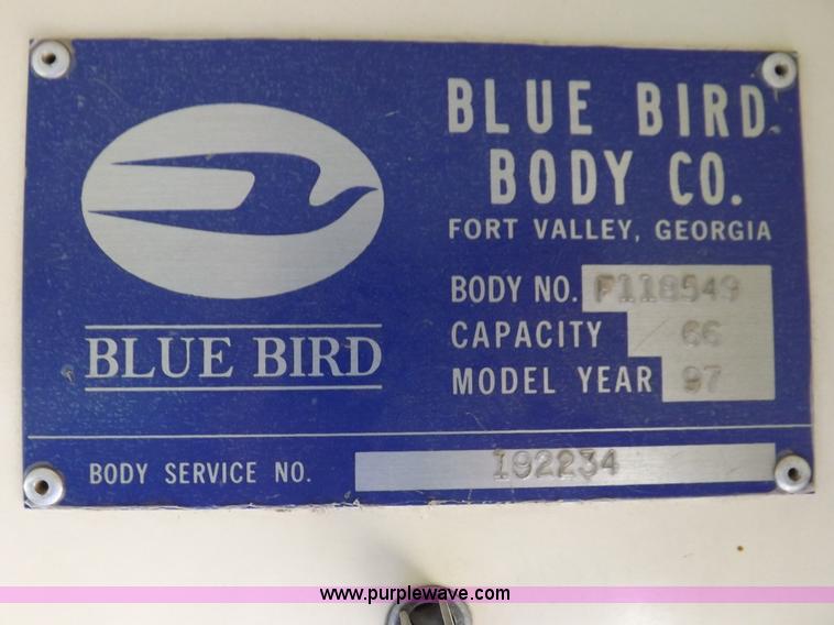 image for item K3851 1997 Blue Bird TC2000 bus