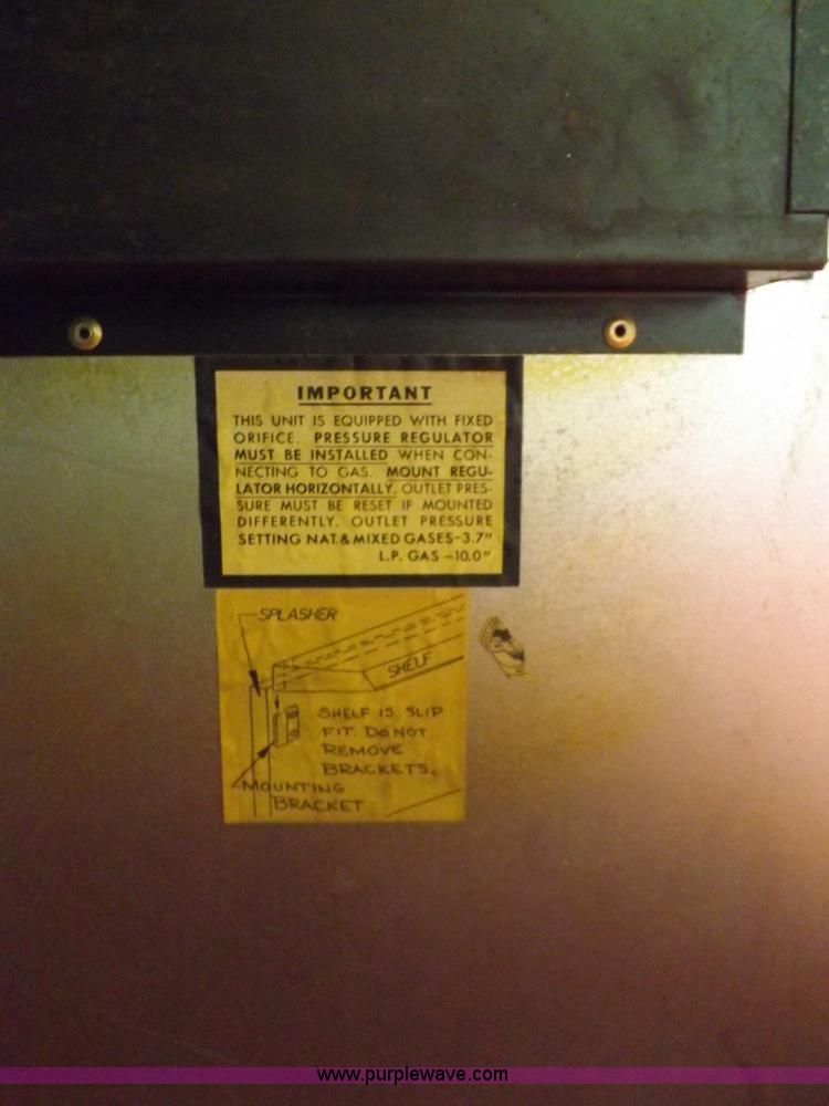 image for item K3871 Vulcan oven/cooktop/griddle