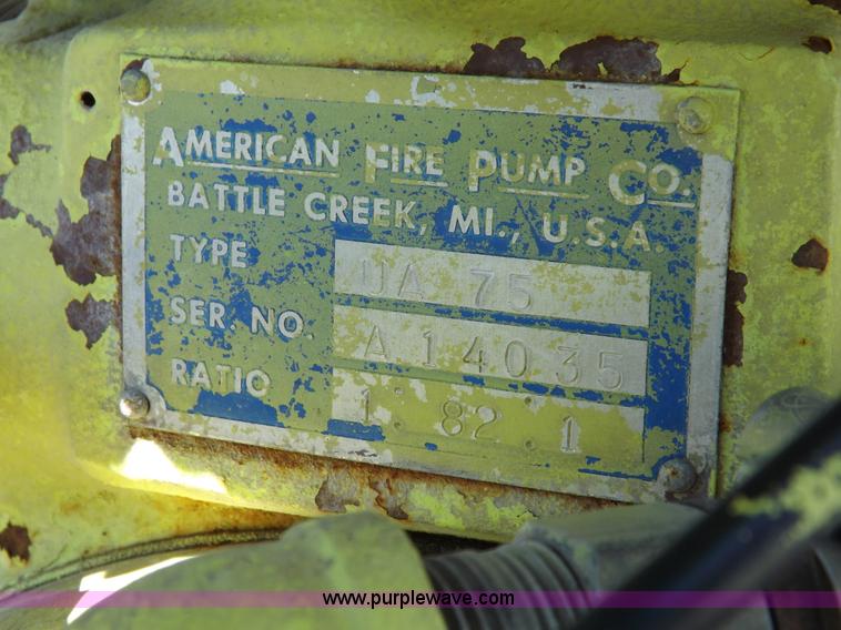 image for item K3924 1981 International S1800 fire truck