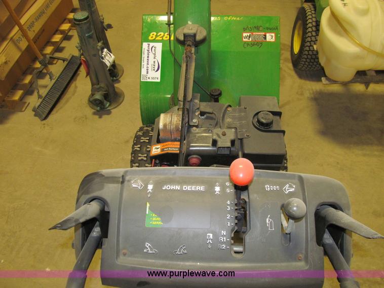 image for item K5574 John Deere 828D self-propelled walk-behind snow blower