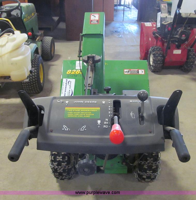 image for item K5576 John Deere 828D self-propelled walk-behind snow blower