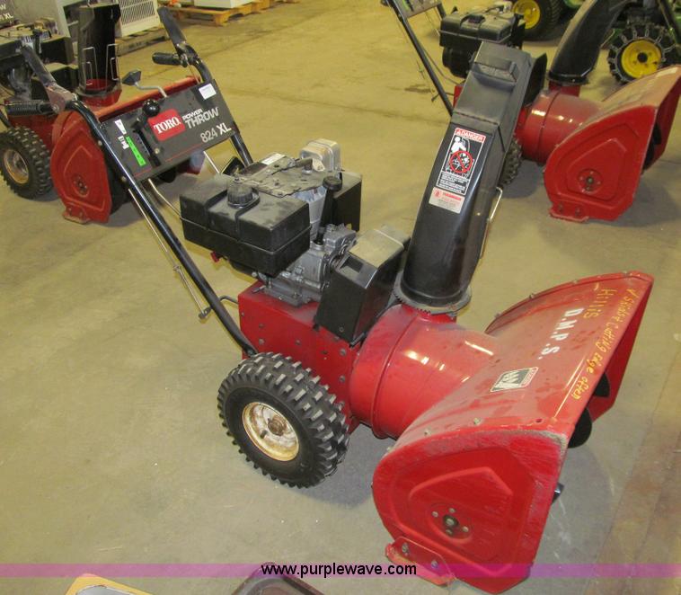 image for item K5580 Toro 824XL self-propelled walk-behind snow blower