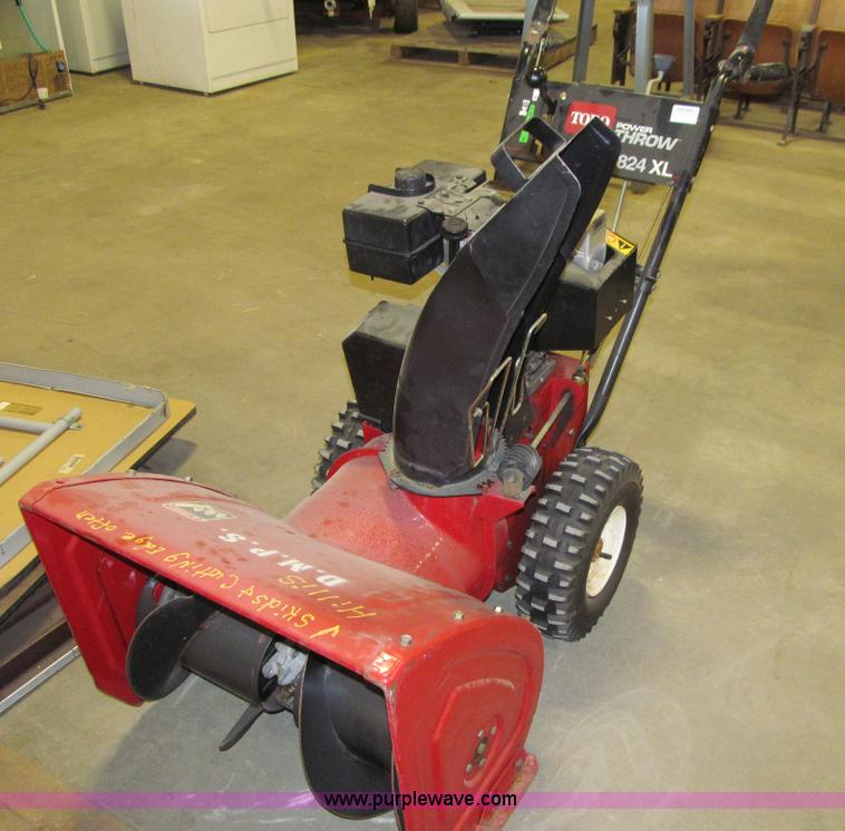 image for item K5580 Toro 824XL self-propelled walk-behind snow blower