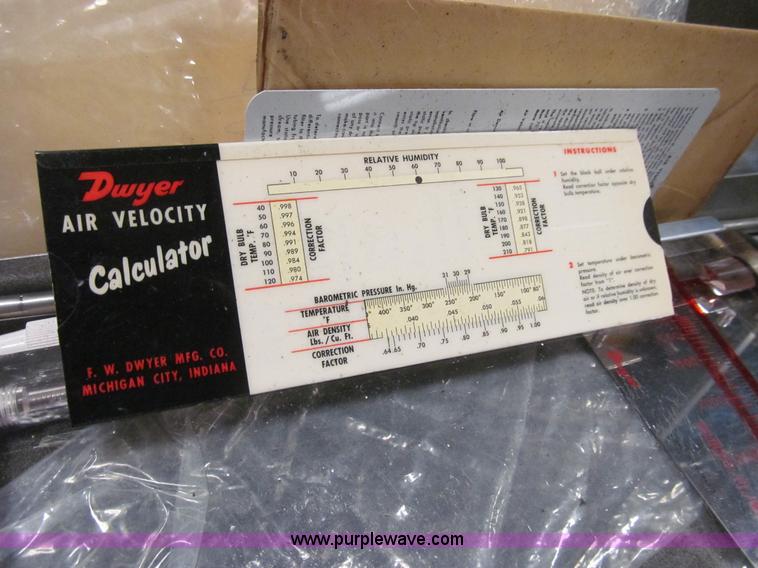 image for item K5594 Alnor velometer with air velocity calculator