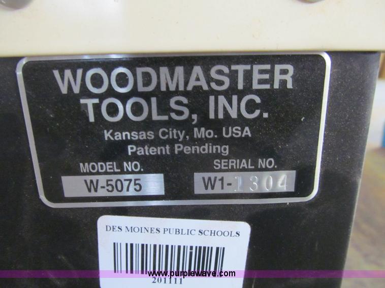 image for item K5616 Woodmaster W5075 sander