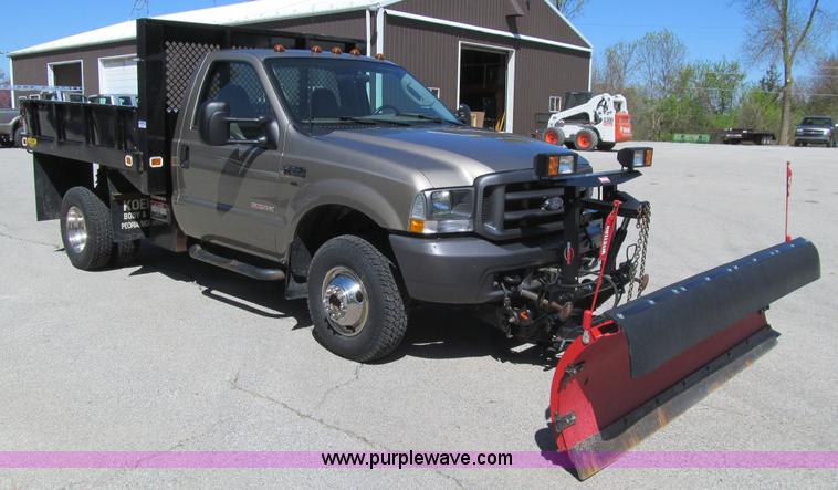 image for item K5627 2003 Ford F350 Super Duty XL dump bed pickup truck