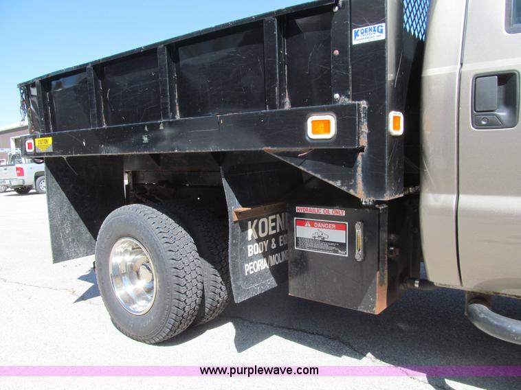 image for item K5627 2003 Ford F350 Super Duty XL dump bed pickup truck