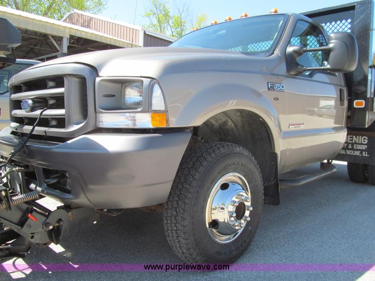 image for item K5627 2003 Ford F350 Super Duty XL dump bed pickup truck