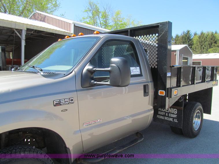 image for item K5627 2003 Ford F350 Super Duty XL dump bed pickup truck