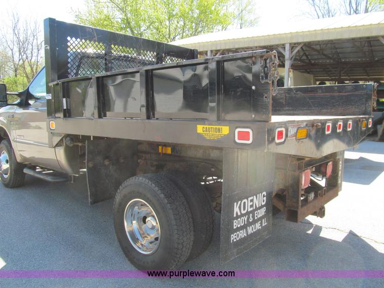 image for item K5627 2003 Ford F350 Super Duty XL dump bed pickup truck