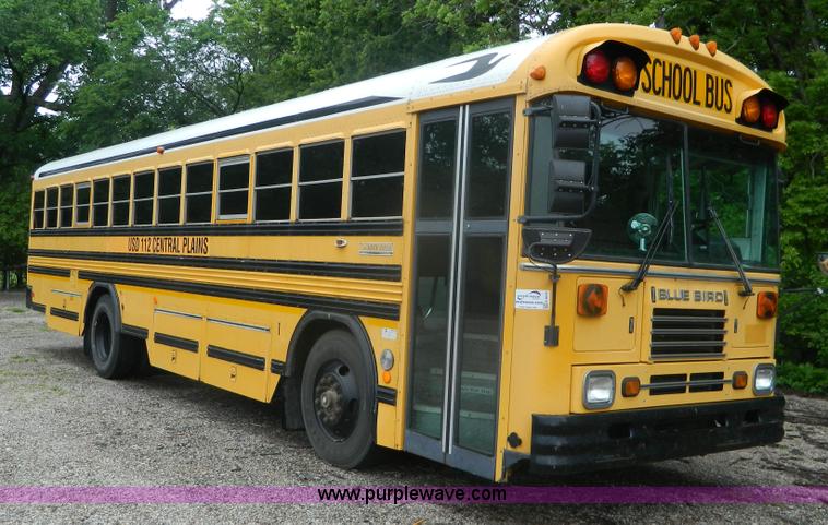 image for item K8070 2000 Blue Bird TC2000 school bus