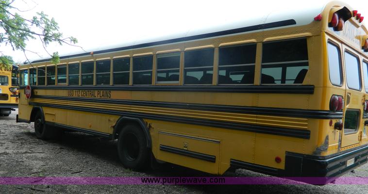 image for item K8070 2000 Blue Bird TC2000 school bus